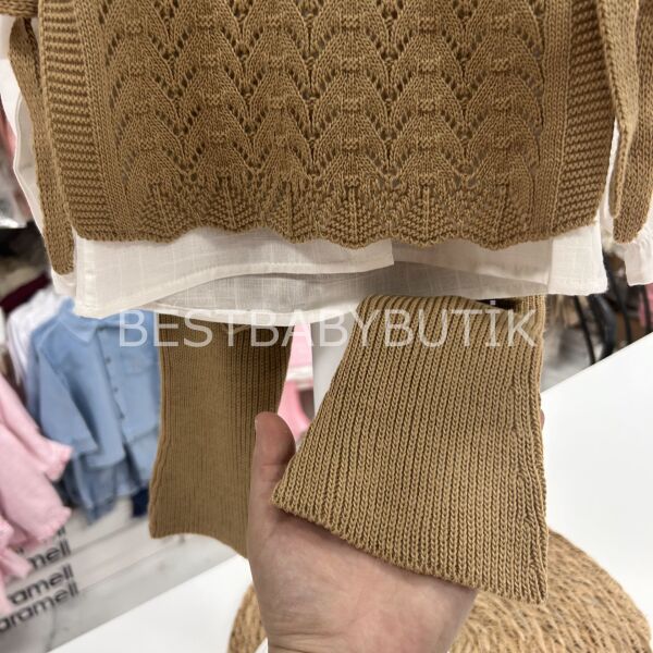 AMELİA SÜVETERLİ 3’LÜ TRİKO TAKIM 18 AY 86 CM