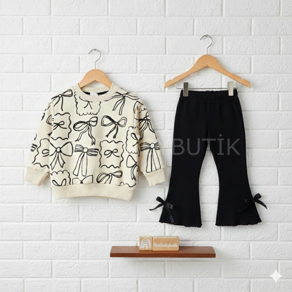 Premium Kurdaleli İspanyol Paça 2’Li Takım 2-7 YAŞ