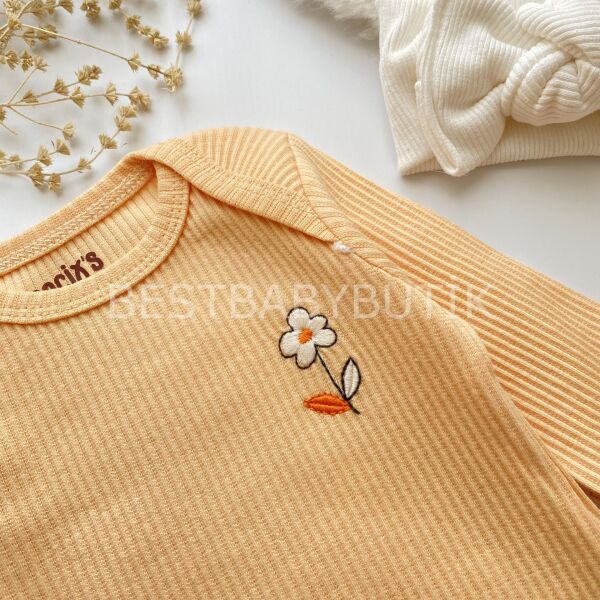 PAPATYA İŞLEMELİ FİTİLLİ KAŞKORSE 2’Lİ ZIBIN SETİ