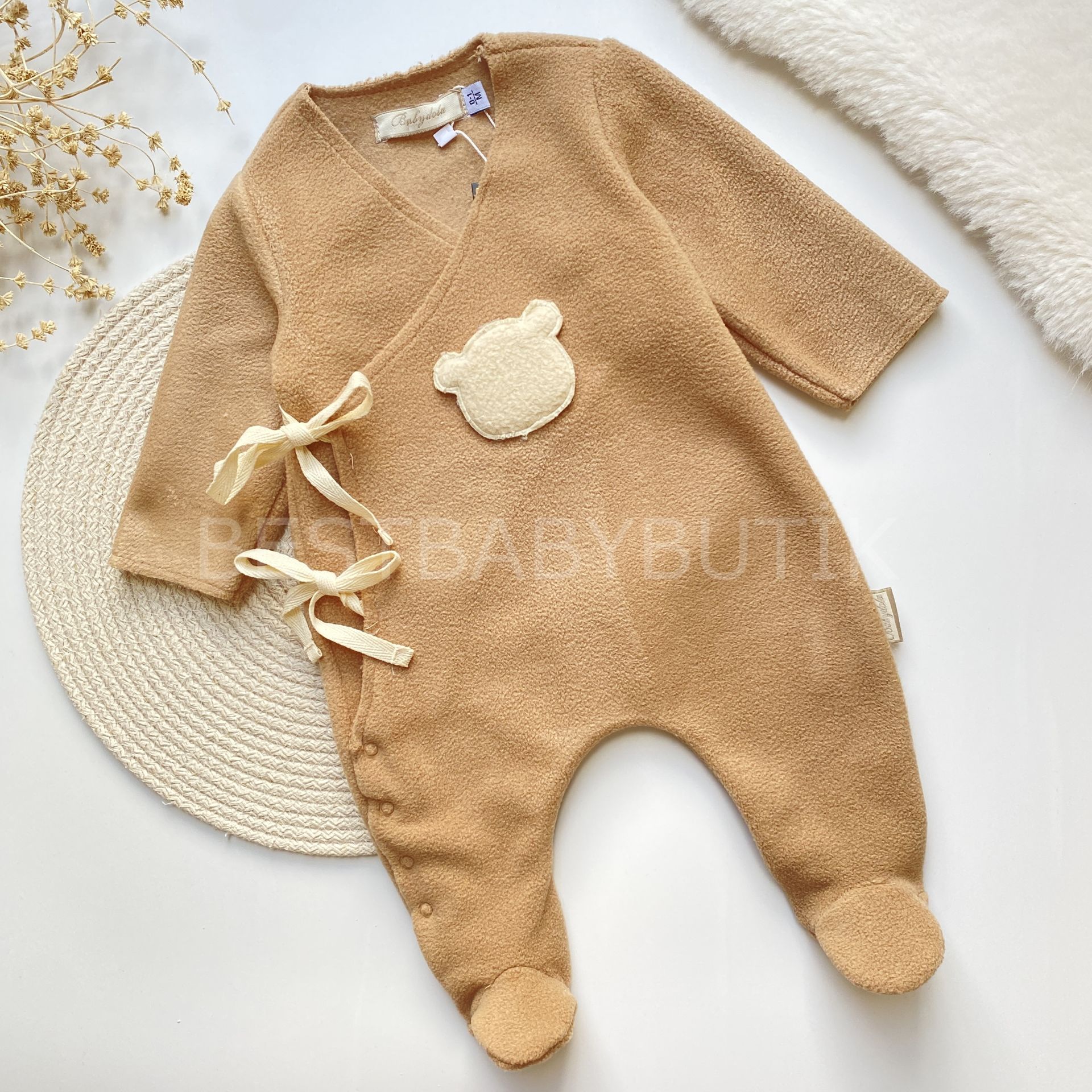 BABYDOLA BAĞLAMA DETAYLI AYICIK WELSOFT TULUM
