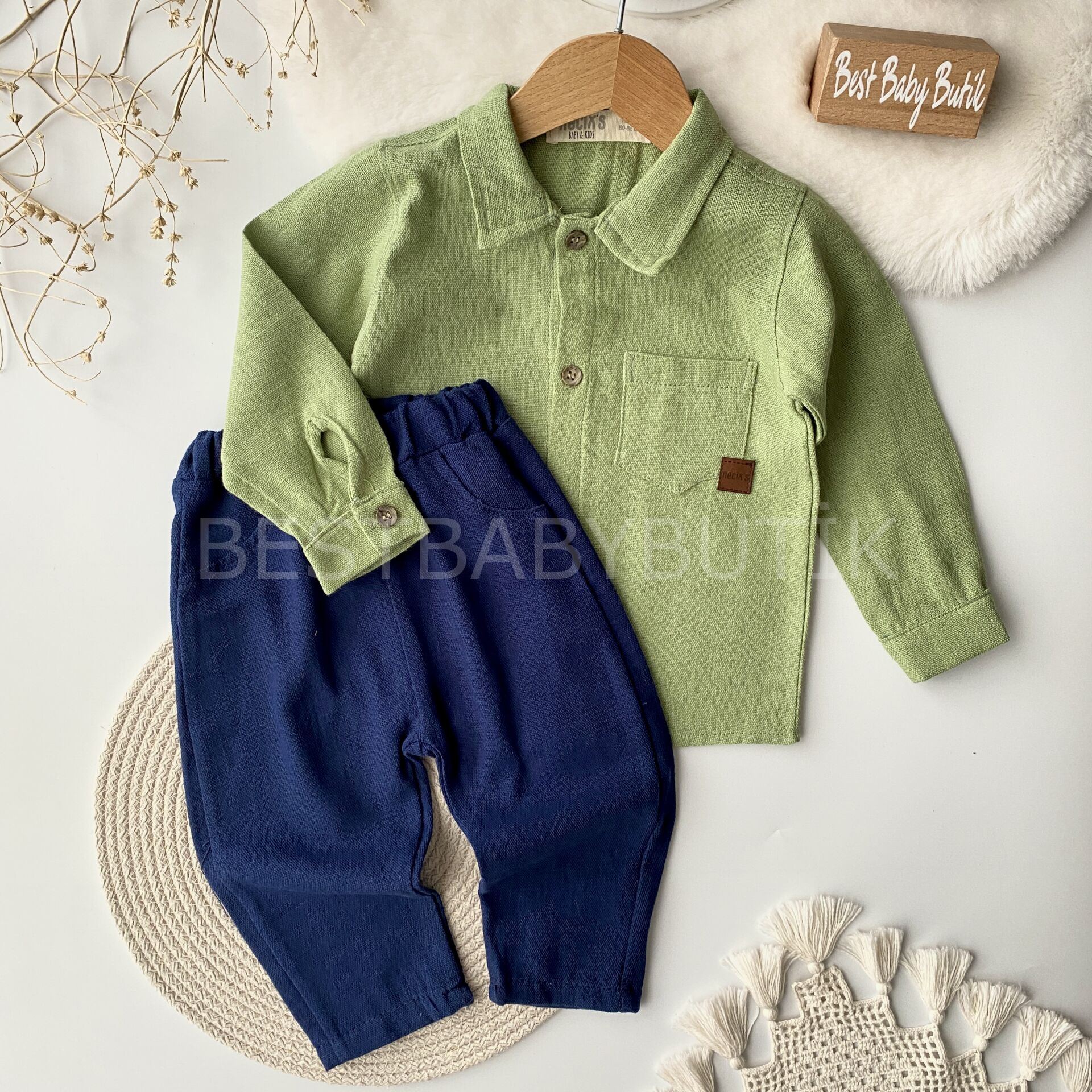 Line Keten Gömlekli 2’Li Takım