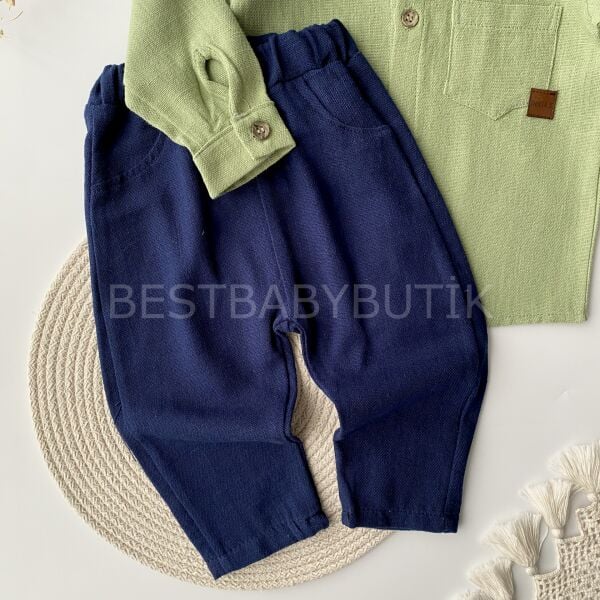 Line Keten Gömlekli 2’Li Takım