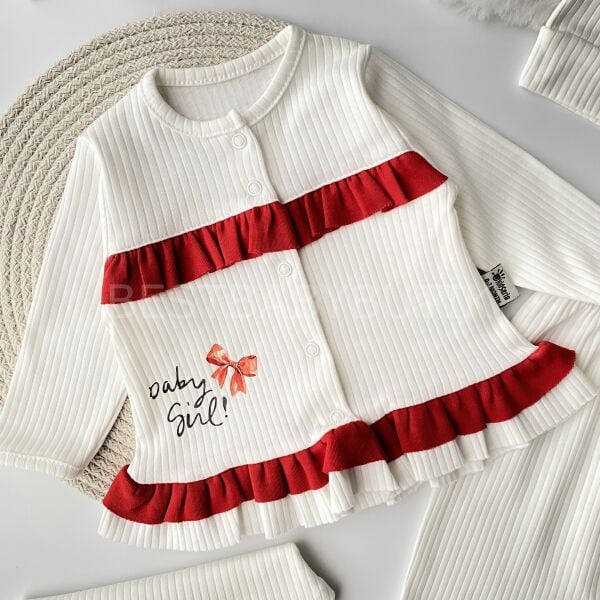 Baby Cute Patiksiz Fitilli 5 Parça Hastane Çıkışı Seti
