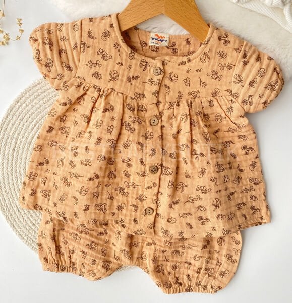 Müslin Çiçekli 2’Li Takım