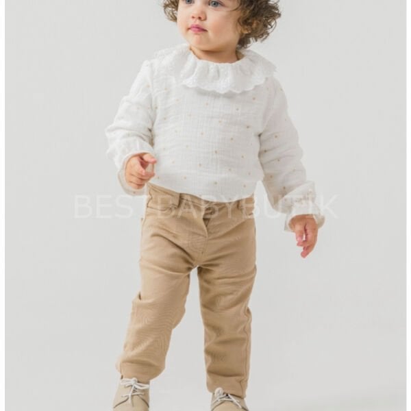 Triko Süveterli Keten Pantolonlu Premium 3’Lü Takım