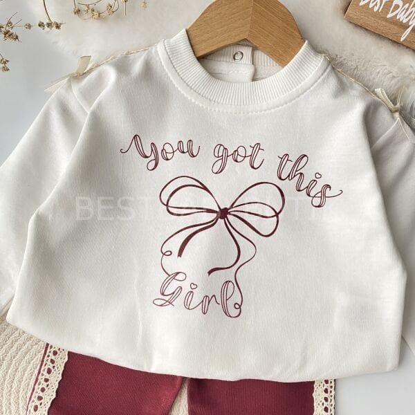 Bordo Kurdale ve Dantel Detaylı Bol Paça 2’Li Takım