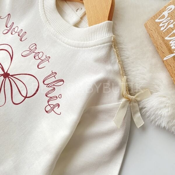 Bordo Kurdale ve Dantel Detaylı Bol Paça 2’Li Takım