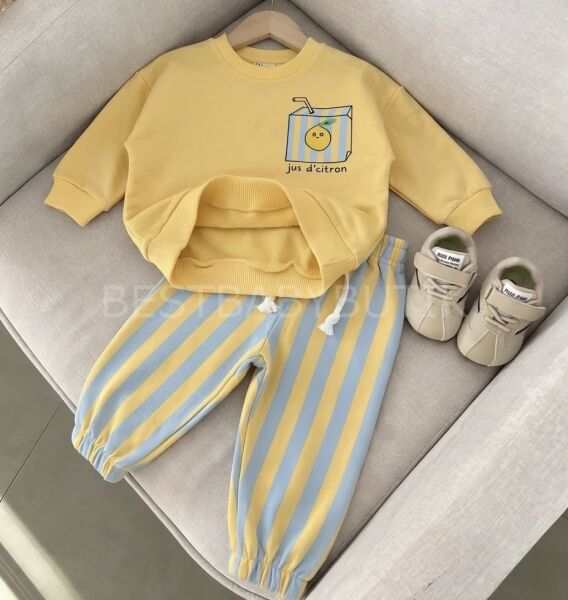 Premium Limonlu Oversize Eşofman Takım