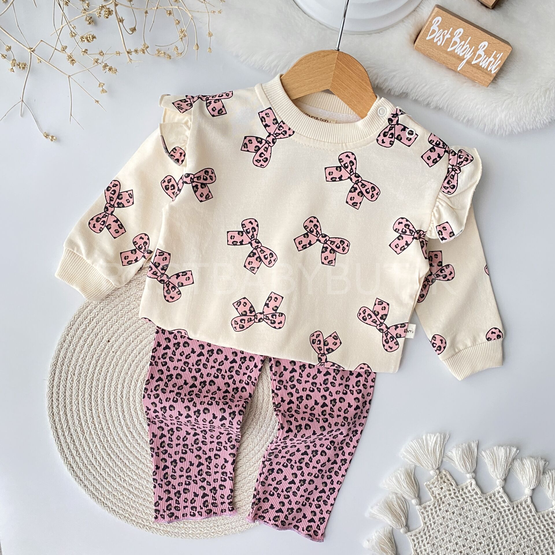 Kurdale Desenli Taytlı 2’Li Takım