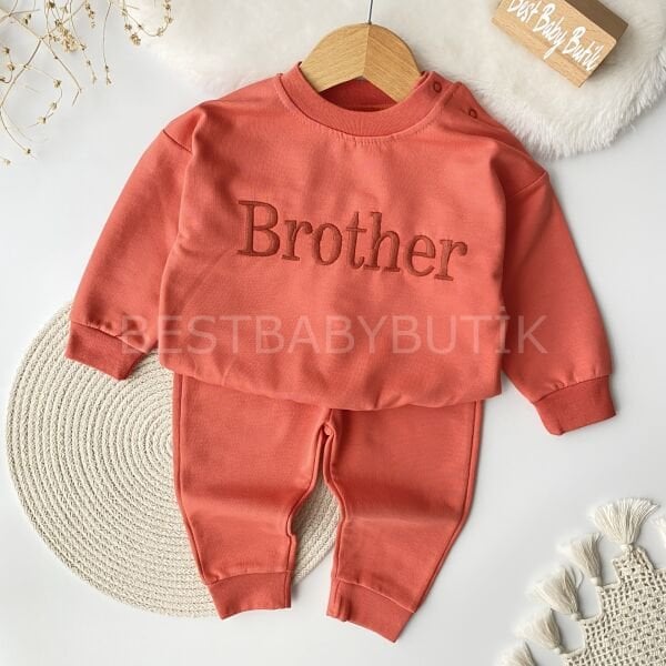 Brother Yazı Detaylı 2’Li Takım