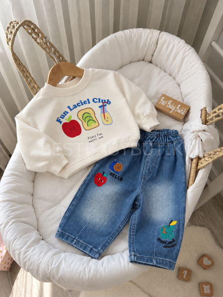 Bebekler Renkli Giyinsin Motto Pinterest Baloon Pantolonlu Takım 2-3 YAŞ
