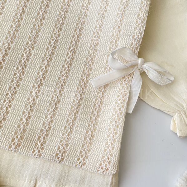 Premium Fisto Yakalı Güpür Detaylı Astarlı 3’Lü Takım 6-9 AY