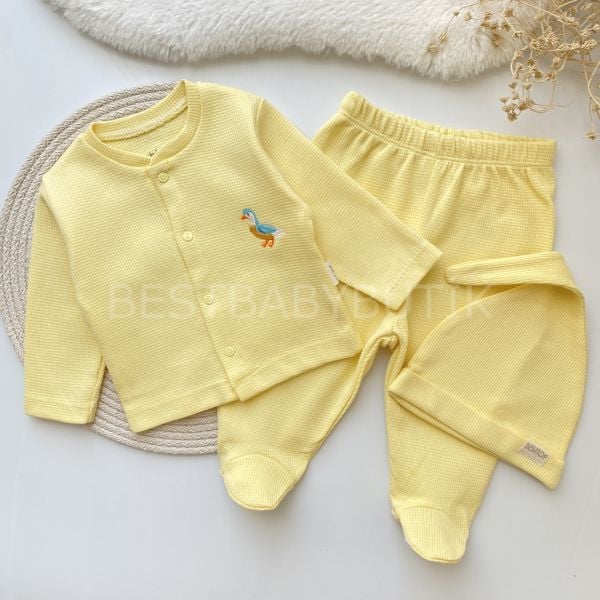 BEBİTOF ÖRDEK DETAYLI PRATİK PATİKLİ 3’LÜ TAKIM