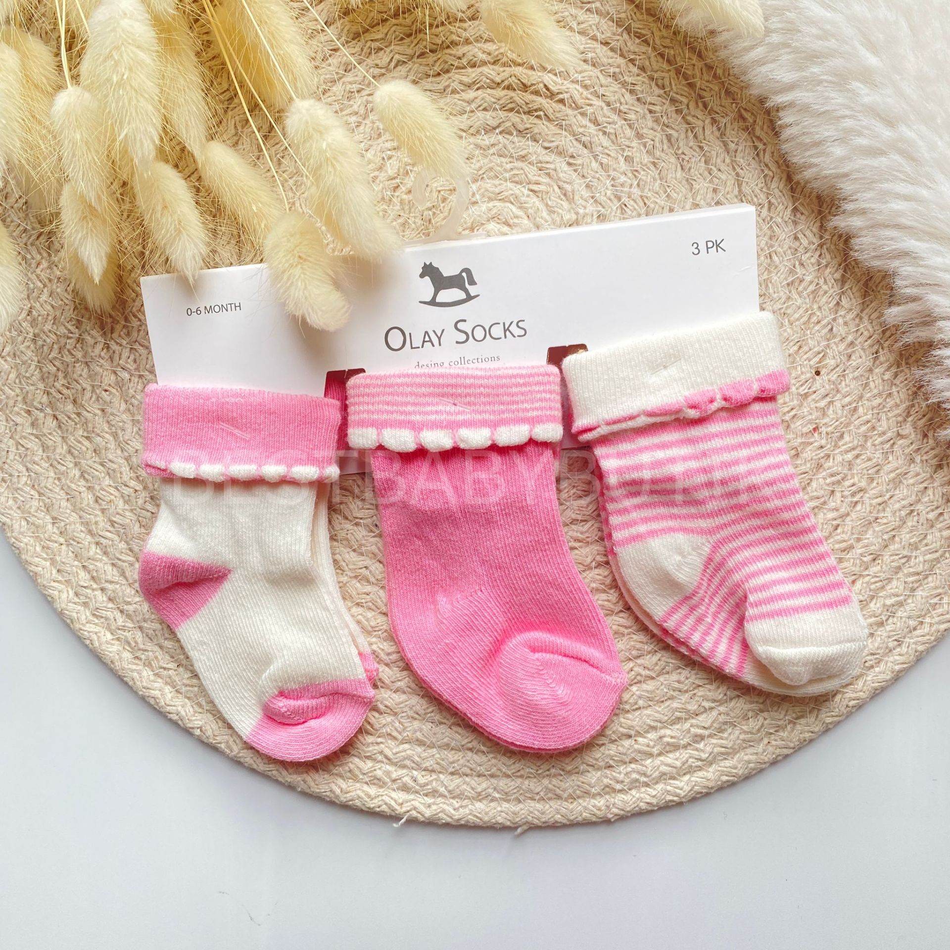 BABY 3'LÜ ÇORAP 0-6 AY