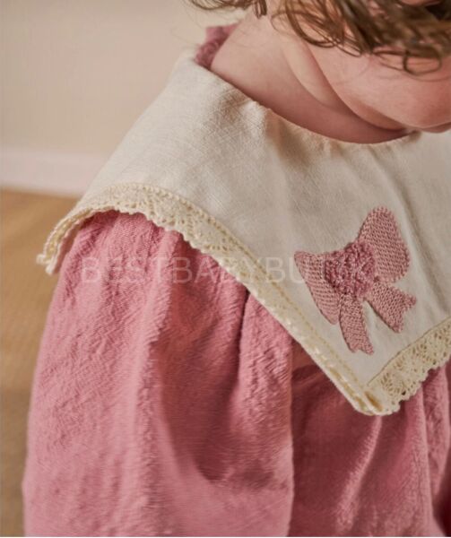 Layla Kurdale Yakalı Çantalı Elbise 6-9 AY