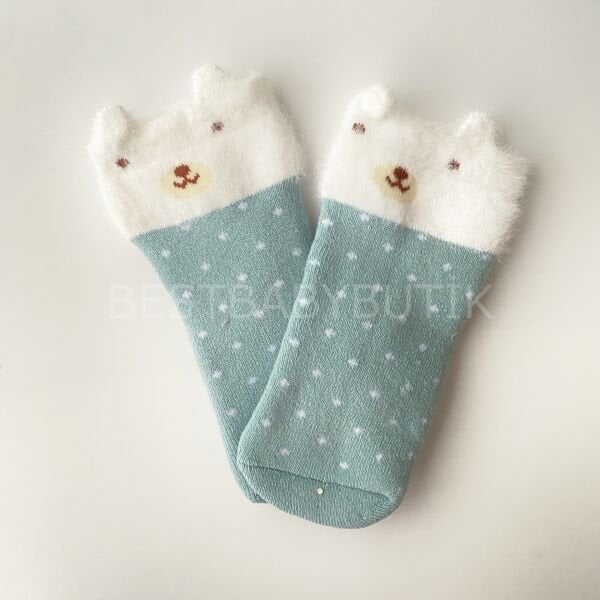 Sevimli Figürlü Havlu Çorap