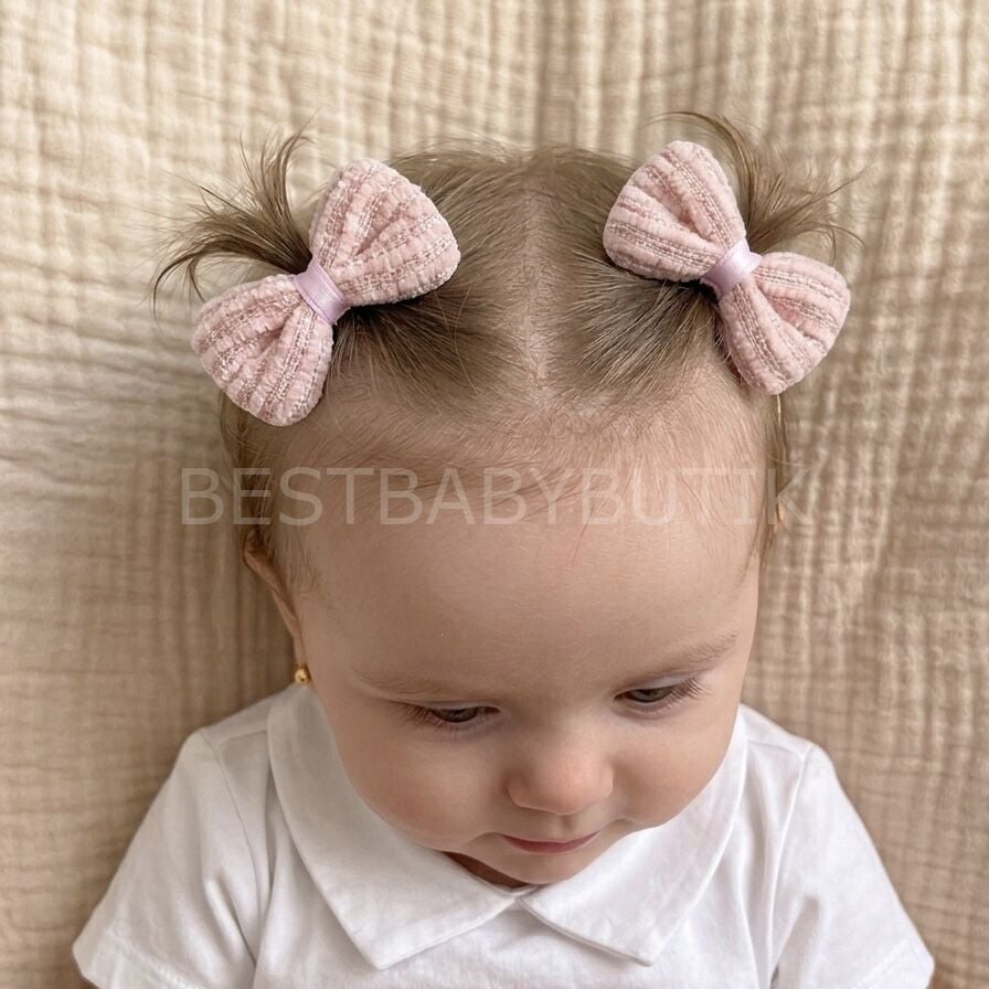 Pembe Kadife Simli Kurdaleli Pens Toka