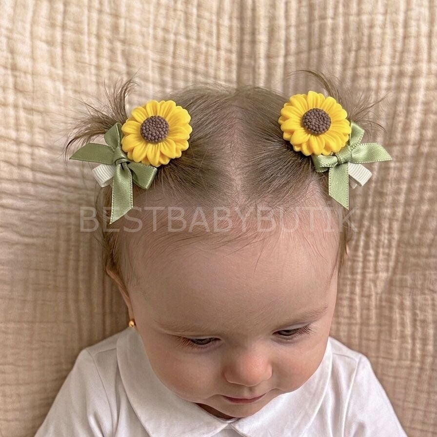 Ayçiçeği Pens 2’li Toka