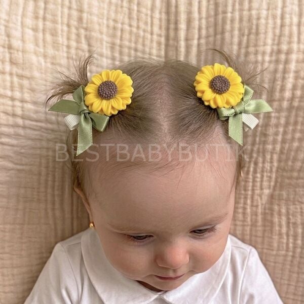 Ayçiçeği Pens 2’li Toka