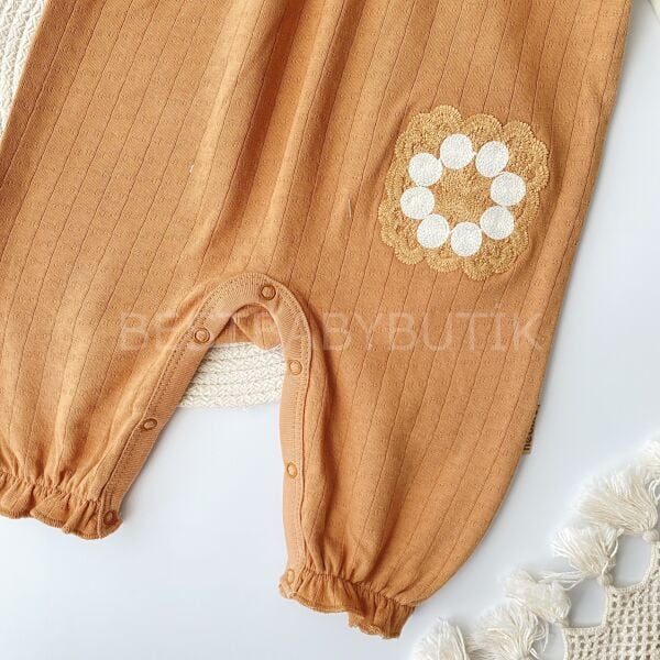 Çiçek Nakış Cep Detaylı Fisto Yakalı Jakarlı Tülüm