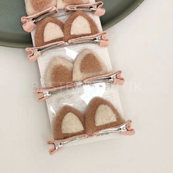 Kedi Kulak Detaylı 2’li Toka