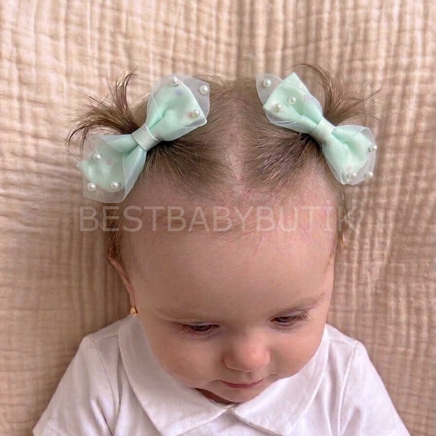 Yeşil İncili 2’li Pens Toka