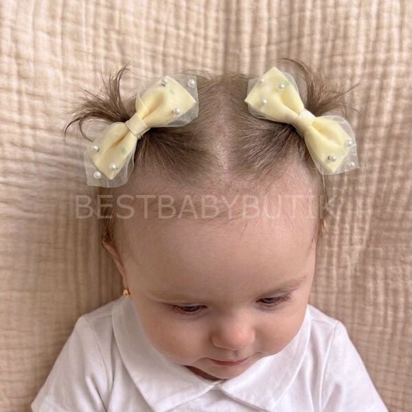 Sarı İncili 2’li Pens Toka