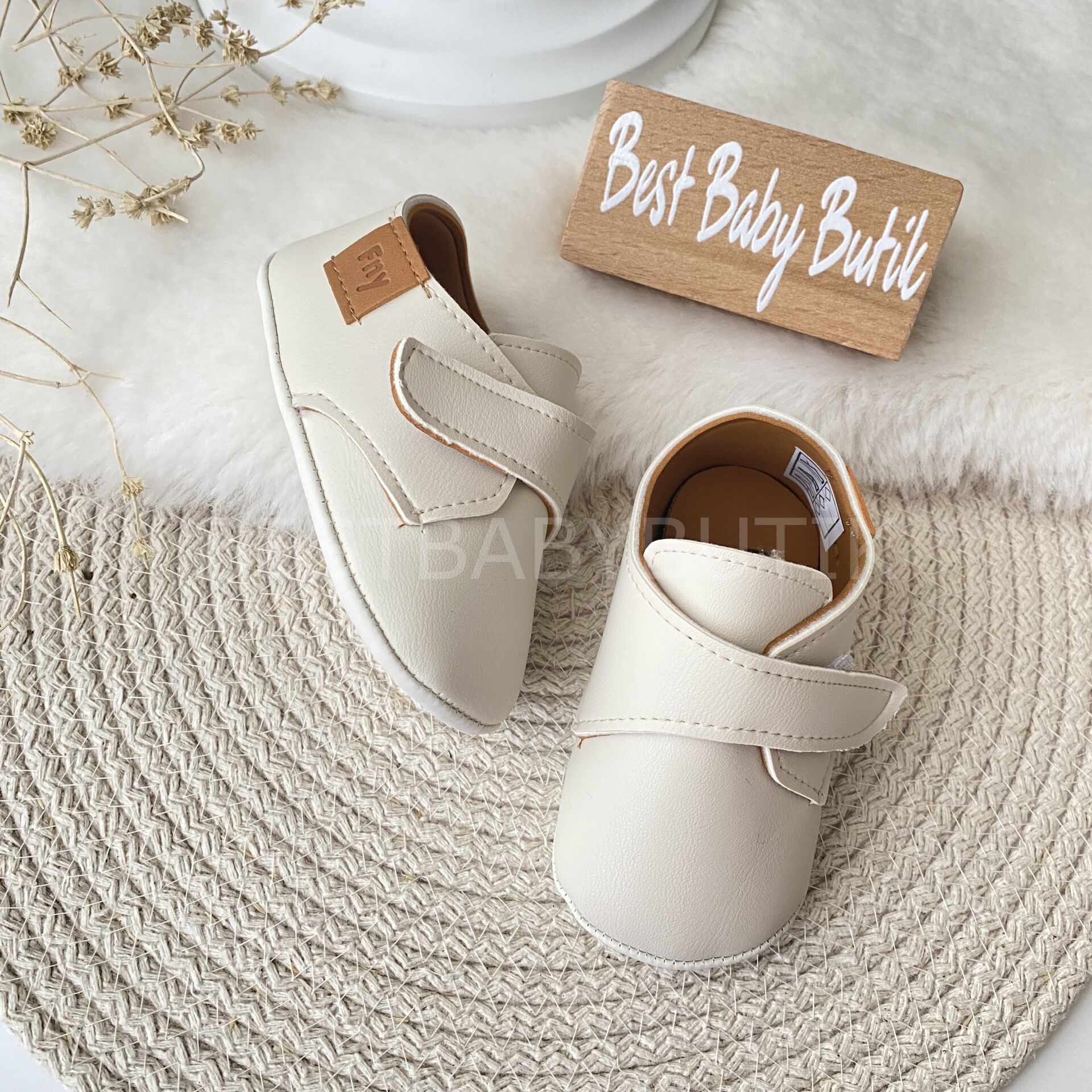 Funny Armalı Ayakkabı 19 NUMARA (11-14 AY) - BEJ RENK AYAKKABI