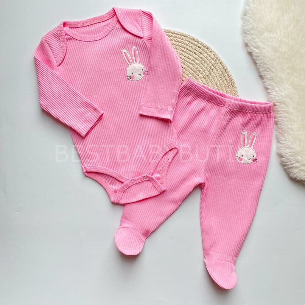 TAVŞANLI PEMBE  FİTİLLİ TAKIM