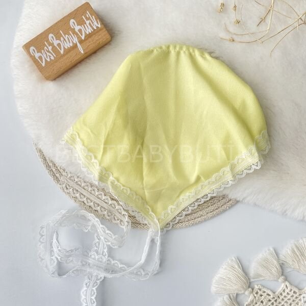 Sarı Bohem Dantelli Taç