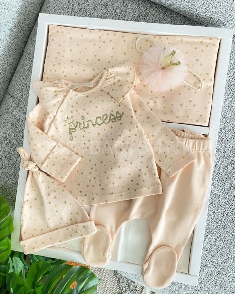 İDİLBABY PRENSES YENİDOĞAN 8’Lİ HASTANE ÇIKIŞI SETİ