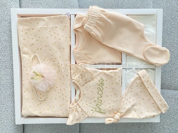 İDİLBABY PRENSES YENİDOĞAN 8’Lİ HASTANE ÇIKIŞI SETİ