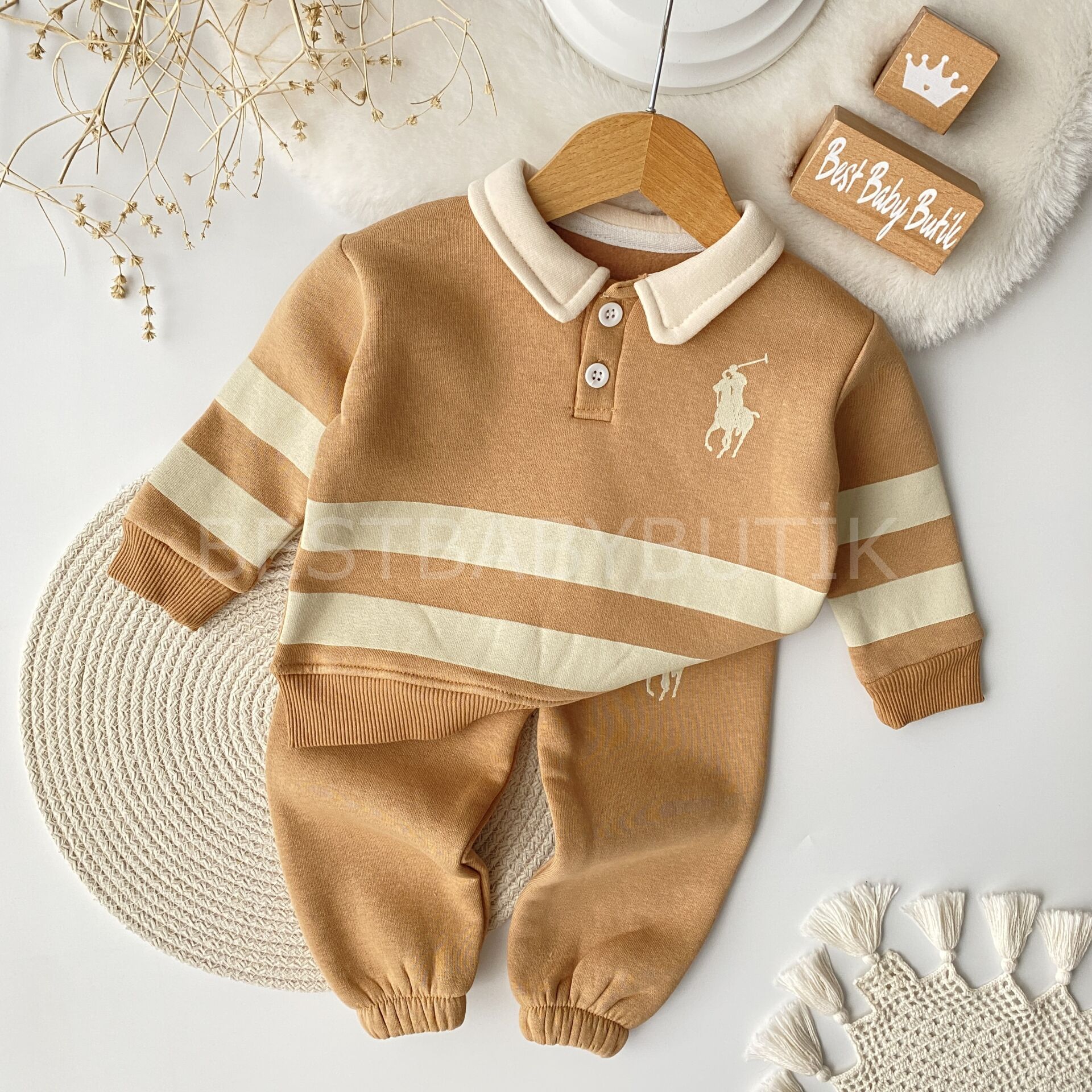 USPA Baskılı Şardonlu Eşofman Takımı