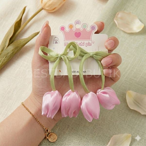 Pembe Laleli 2’li Pens Toka