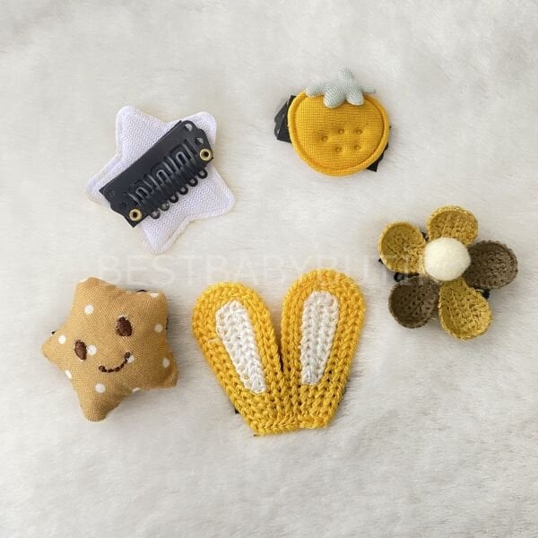 Saçsız Bebek Tokası- 5 Adet