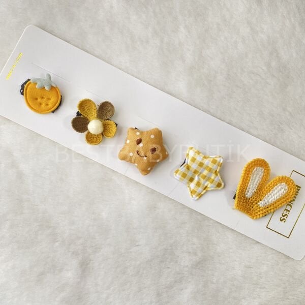 Saçsız Bebek Tokası- 5 Adet