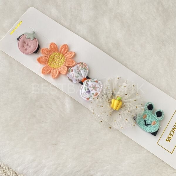 Saçsız Bebek Tokası- 5 Adet