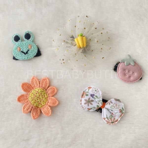 Saçsız Bebek Tokası- 5 Adet