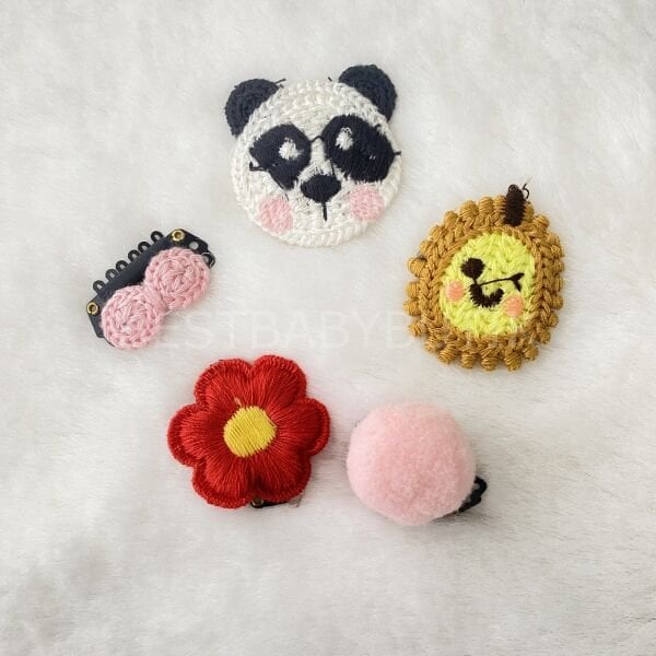 Saçsız Bebek Tokası- 5 Adet