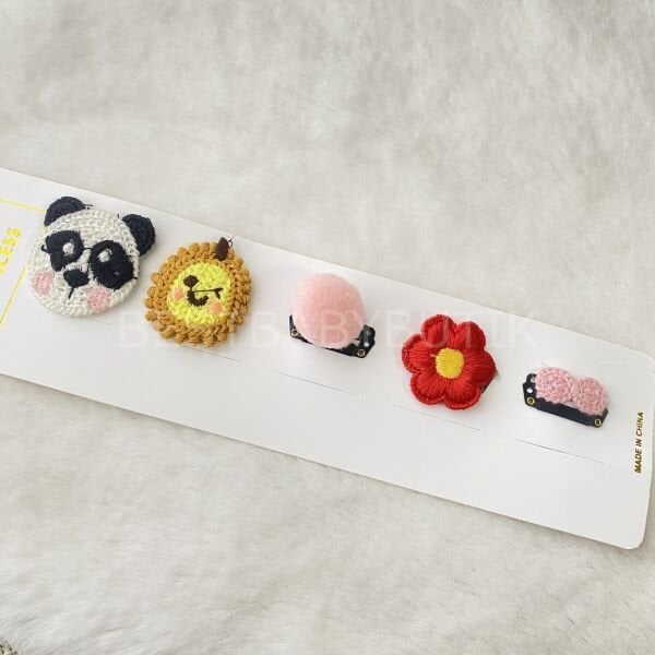 Saçsız Bebek Tokası- 5 Adet