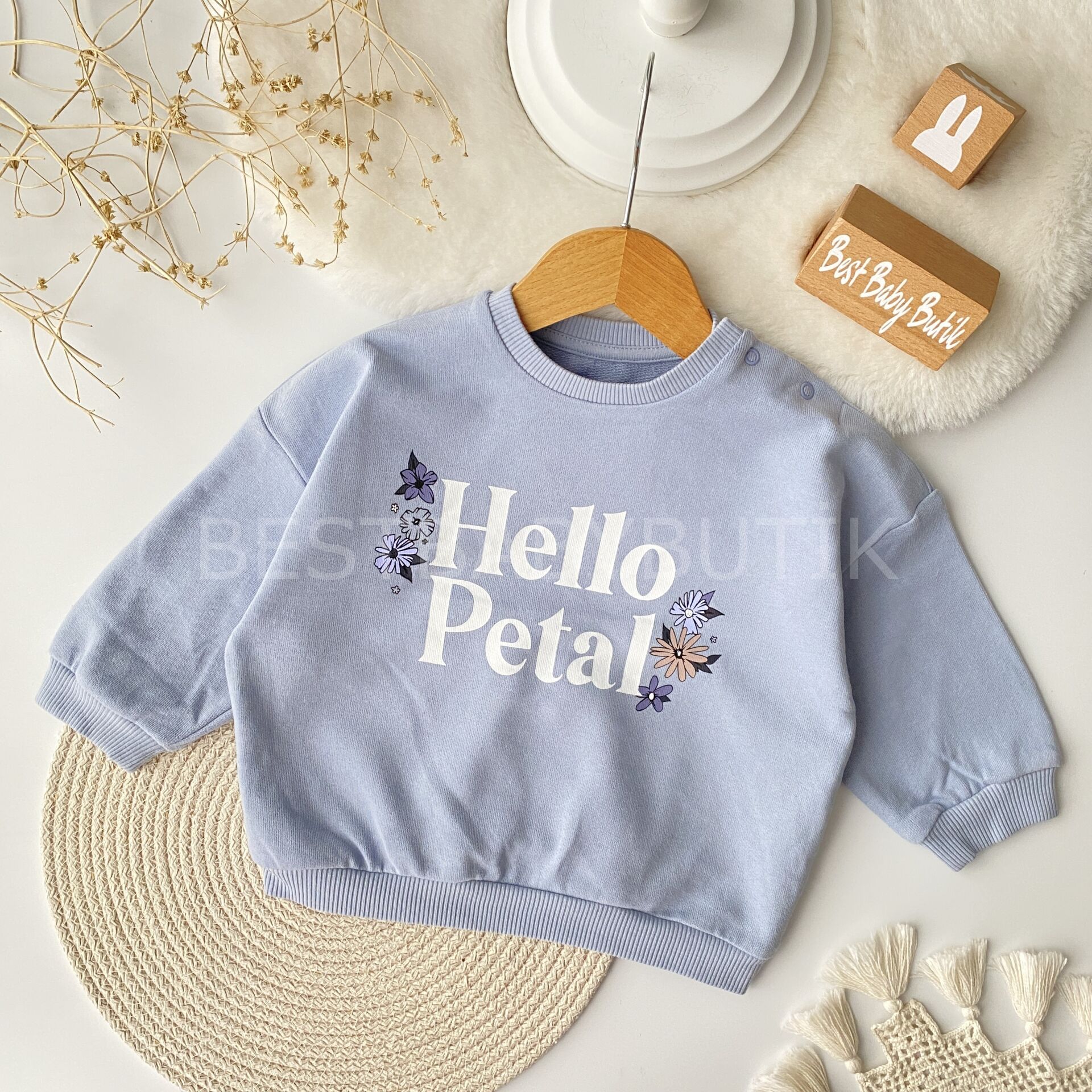 GEORGE Çiçekli 3 İplik Sweat