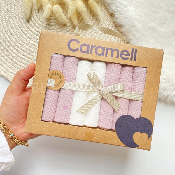 CARAMEL ORGANİK KUTULU 7’Lİ AĞIZ MENDİLİ
