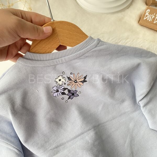 GEORGE Çiçekli 3 İplik Sweat