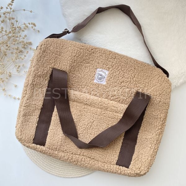 BESTBABYBUTİK WELSOFT PELUŞ BEBEK ÇANTASI