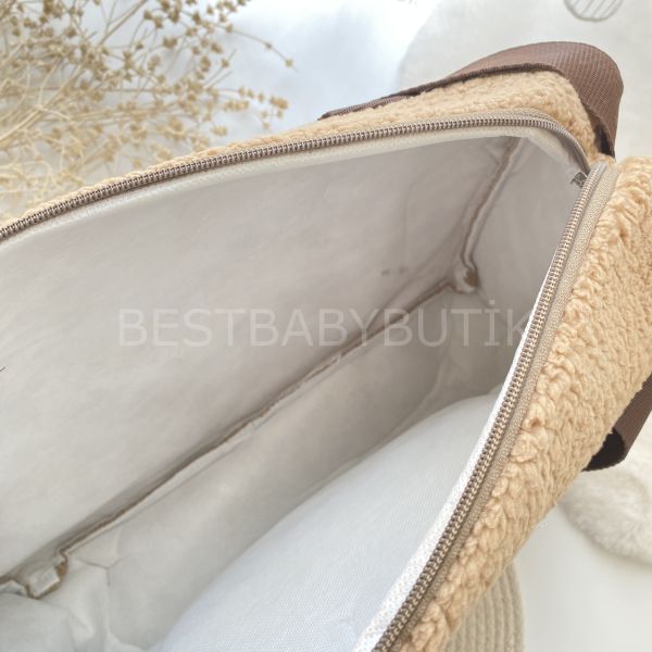 BESTBABYBUTİK WELSOFT PELUŞ BEBEK ÇANTASI