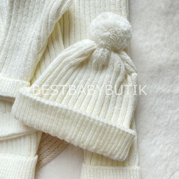 NATURAL WOOL 3 PARÇA TRİKO YÜN ÖRGÜ TAKIM ☃️