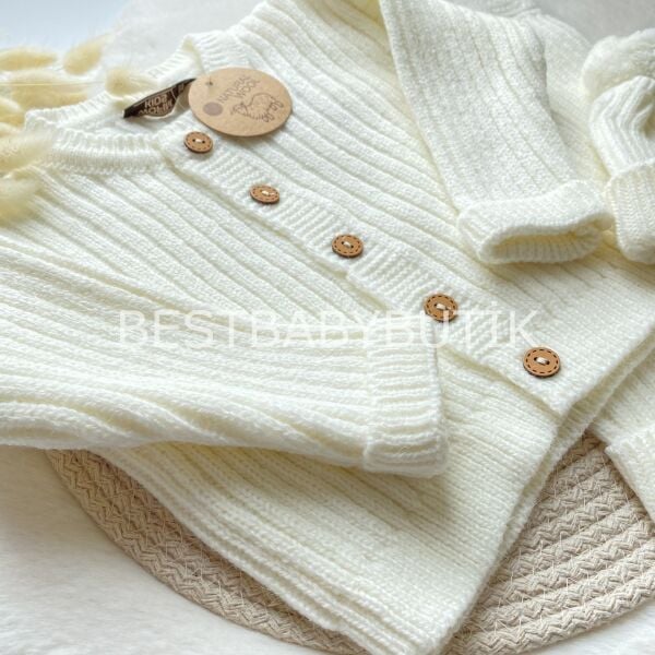 NATURAL WOOL 3 PARÇA TRİKO YÜN ÖRGÜ TAKIM ☃️