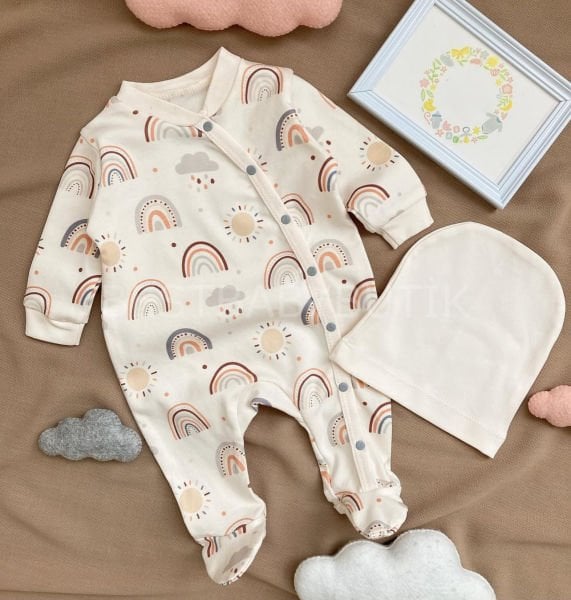 GÖKKUŞAĞI ORGANİK PAMUK TULUM VE BERESİ