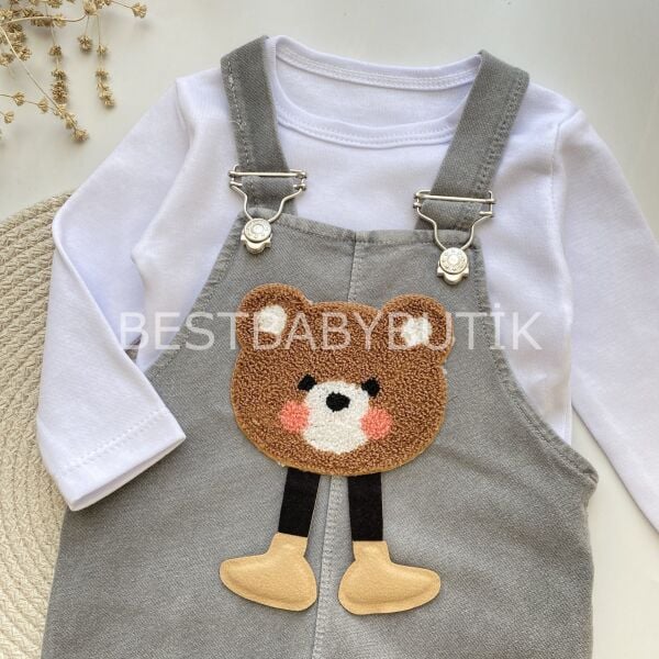 AYICIK PANÇ İŞLEMELİ 2’Lİ KOT SALOPET