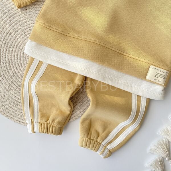 Çizgili Spor Oversize 2’Li Takım